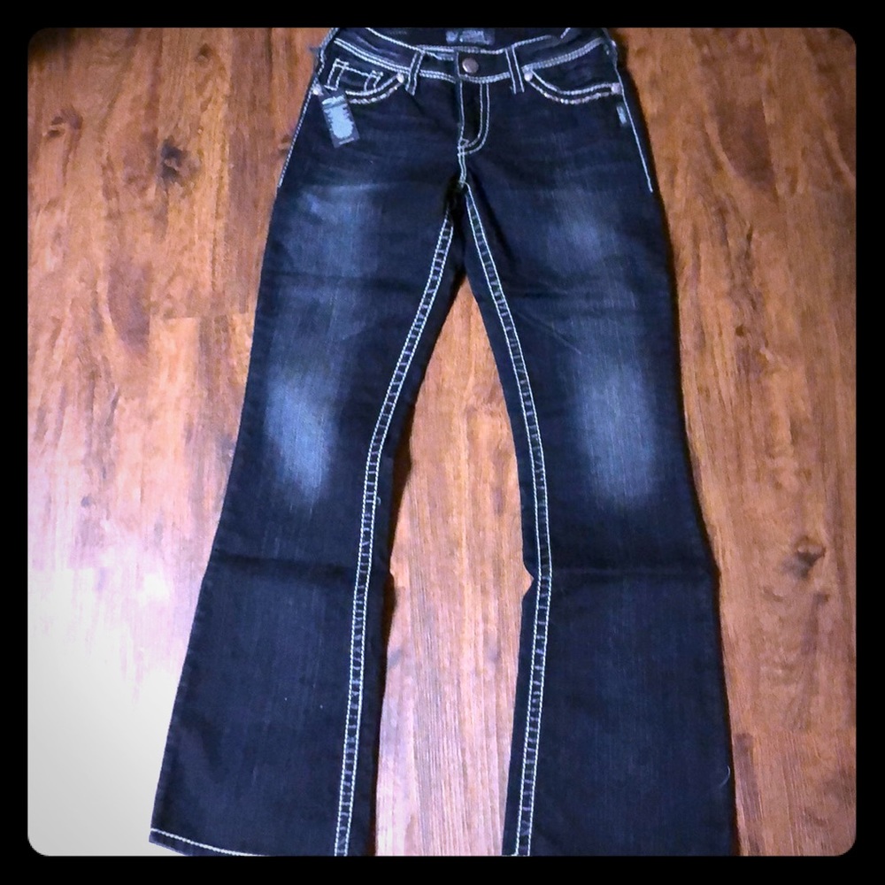 Silver jeans